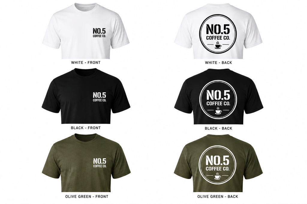 NO.5 Coffee Co. Adventure T-Shirt